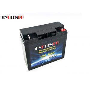 China Long Cycle Deep Cycle LiFePO4 Battery 12v 14ah Over Discharge Protection No Explosion supplier