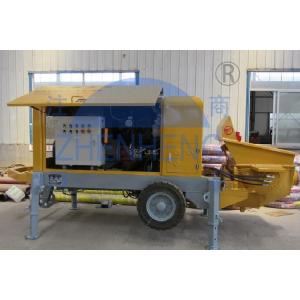 Buildings Diesel Concrete Pump Equipment 15m3 / H Output 2050kg Weight