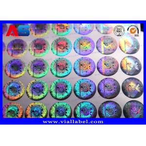 China Custom 3d Holographic Tamper Evident Security Label 20mm Anti Counterfeiting supplier
