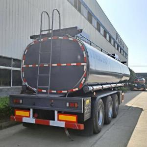 China 45ft Fuel Semi Trailer Anti Corrosion Painting Liquid Tanker Trailer supplier