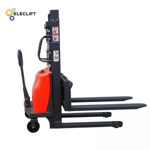China 550mm Width Semi Electric Stacker With 150mm Steering Wheel For Efficient Operations supplier
