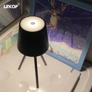 China Three Legged Desktop LED Lamp 3000K 4500K 6000K Rechargeable LED Table Lights wholesale