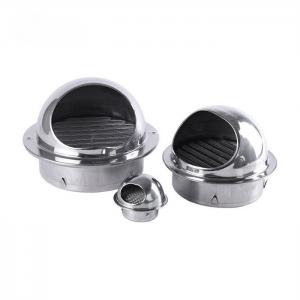 China Stainless Steel Round Kitchen Wall Exhaust Waterproof Ventilation Mushroom Pipe Air Vent Cap Cover supplier