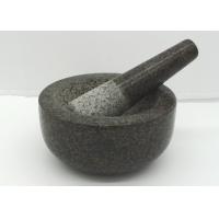 China Granite Kitchen Mortar And Pestle Accessory Durable Household Stone Set on sale