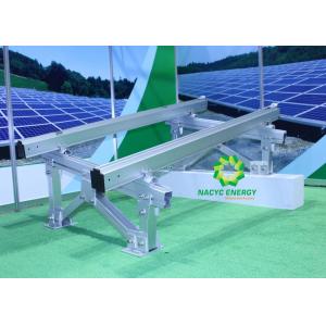 China Screw Footing Adjustable Angle Solar Panel Ground Mounting Systems / Solar PV Brackets supplier