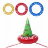 EN71 6P PVC Inflatable Christmas Tree Toss Game For Christmas Parties