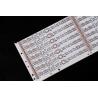 HOT 5050RGBW WW fpc 高品質の柔軟なPCB 急速なプロトタイプと大量生産用 LEDライト用 ダブルレイヤード回路板, LEDストライプ用双面ホワイトフィルム FPC UL E477885 SMT
