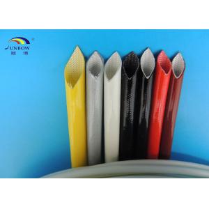 China 200℃ High Temperature Resistant Silicone Coated Fiberglass Sleeving for Transformers/Generator/AC motor supplier