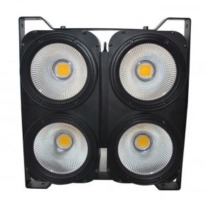 China IP20 COB LED Blinder 4x100W Warm White & Cool White 2IN1 Color DMX512 Control RDM Audience Light supplier