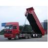 40T-100T 2 Axles or 3 axles heavy load dump tipping semi trailer truck , dump