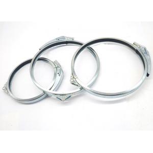 Custom 3.0 V Band Clamp Galvanised Steel Lever Mechanism Ducting Pull Rings With Seal