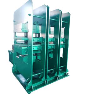 China 熱交換器ゴムシールストリップフラット加硫機 - 二重作業層 - 手動金型出し入れホットプレス wholesale