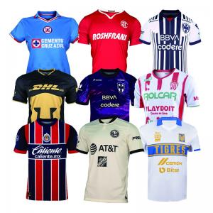 Practical Odorless Custom Football Shirts , Lightweight Soccer Team Uniforms