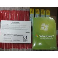 China Genuine best version Windows 7 Home Premium DVD 32 BIT 64 BIT Sp1, Win7 Home OEM package Product Key Code wholesale now on sale