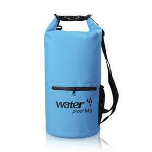 China Blue 15 Liter Waterproof Camping Bags , Ocean Pack Dry Bag For Floating supplier