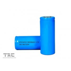 Cylindrical Lithium Ion LiFePO4 26650 Battery Cell 3800mah