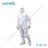 China Disposable Protective Type 5 6 Medical PPE Suit Coverall EN14126 EN1149-5 wholesale