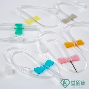 China Butterfly Scalp Vein Set 20g-25g Blue Black Green Winged Blood Collection Set supplier