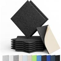 China High Density PET Self Adhesive Sound Proof Foam Panels For Recording Studio on sale