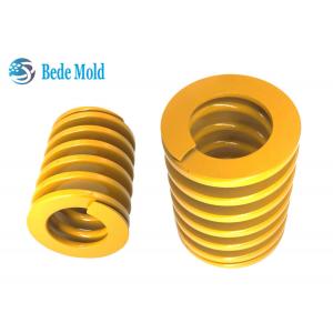 China Yellow Industrial Light Duty Die Springs Low Load Injection 60Si2MnA Material OD 12mm 14mm supplier