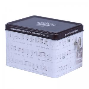 China Music tin, tin box with music device, gift tin, decorative tin, metal packaging, promotional tin supplier