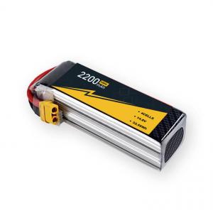 Lightweight 4s 2200mah Lipo Battery 14.8V 50C FPV Drone Battery