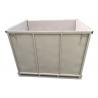 China Galvanized Welded Warehouse Metal Storage Bins Folding Steel Industrial Collapsible Cargo wholesale