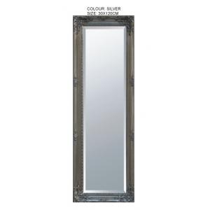 China antique silver full length wall mirror 30x120cm supplier