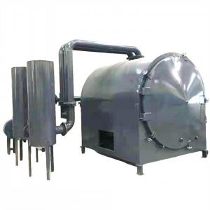 Horizontal Carbonization Charcoal Making Furnace Palm Kernel 250kg/ Batch OEM