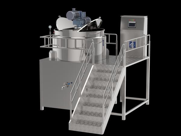 Liquid Detergent Mixing Machine With Agitator Chemical Making Machine Electric Heating Industrial Liquid Mixer tank