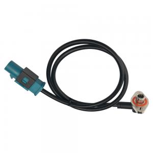 China Car Front FAKRA Extension Cable Z Code Connector To SMB Cable supplier