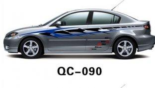 Environment-friendly PVC Water Proof Car Body Sticker QC-090E