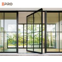 China Modern Exterior Entry Swing Open T5 Aluminum Pivot Doors on sale