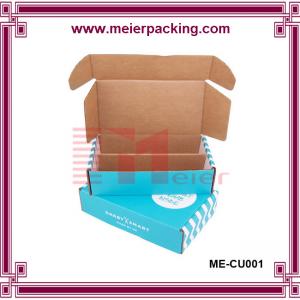 China Luxury flat pack corrugated E-flute paper offest printing retail box for baby gifts supplier
