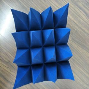 China Open Cell Structure Pyramid Absorber Die Cut 70db Radar Absorbent Material on sale