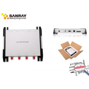 China Long Distance Four Port rfid reader uhf Impinj R2000 Chip For Warehousing supplier