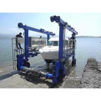 China Boat Hoist Rubber Tired Gantry Crane For Lifting Boat Vessel Ship on sale