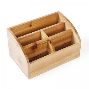 Hygiene Wooden Desktop Organiser Storage Case Cosmetic Boxes