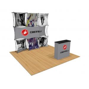 Exhibition Wall Pop Up Banner Stands Backdrop Aluminum Plastic Material