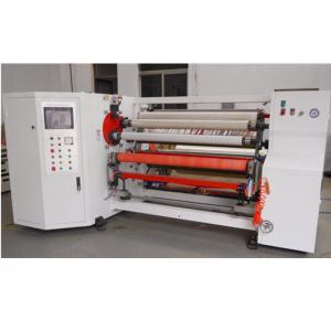 China Double Shafts Adhesive Gummed Paper Tape Rewinding Machine wholesale