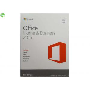 China Genuine Microsoft Office Home & Business 2016 for Mac One Product Key Card PKC 1 Mac supplier