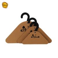 China Pet Clothes Kraft Cardboard Hangers with Customized Design and Black Printing on sale