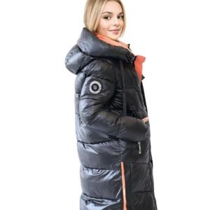 FODARLLOY Custom warm quilted winter coat waterproof puffer with hood jacket for women
