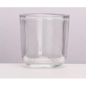 150ml Elegant Ribbed Glass Votive Candle Holders For Wedding Party Home Decor