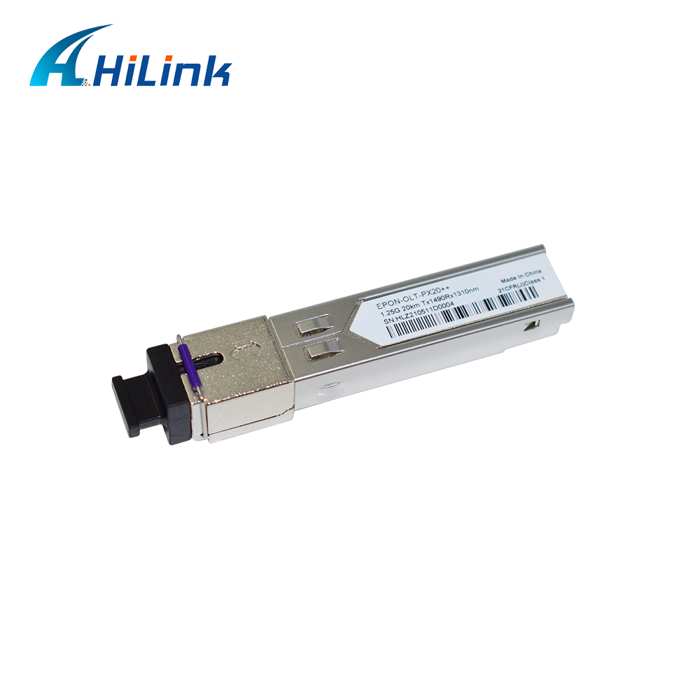 China EPON OLT SFP Transceiver with PX20+ PX20++ PX20+++ for 1.25Gbps Data Rate and 20KM Transmission wholesale