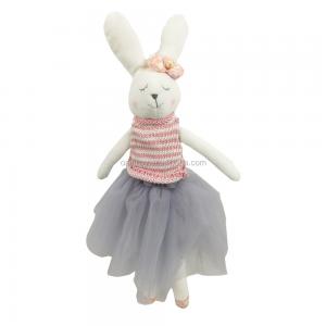 ODM OEM Custom Stuffed Skirt Rabbit Toys Birthday Gifts Beautiful Soft Animal Toys Cute