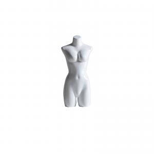 Matte Glossy Half Body Mannequin , Headless Legless Female Underwear Mannequin