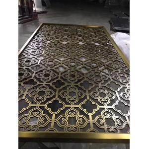 Aluminum Carved Perforated Metal Screen Decorative Exterior Metal Wall Panel Room Partition