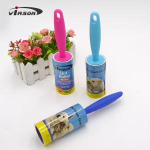 Plastic Handle Sticky Pet Hair Disposible Lint Roller Removal Tool Clothes, Furniture, Carpet, Dog & Cat Remover
