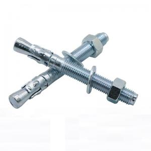 Size M6-M24 Zinc Plated Carbon Steel Sleeve Expansion Anchor Bolt for Concrete